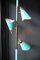 Lampadaire Turquoise de Lightolier, Etats-Unis, 1950s 8