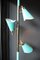 Lampadaire Turquoise de Lightolier, Etats-Unis, 1950s 14