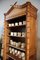 Napoleon III French Brown Wooden Faux Bamboo Storage Cabinet, Image 5