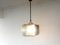 Double Lampe à Suspension Mid-Century en Verre dans le Style de Carl Fagerlund pour Orrefors, 1960s 6