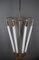 Vintage Bauhaus German Lobby Chandeliers from Kaiser, 1940s, Set of 4 3