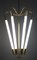 Vintage Bauhaus German Lobby Chandeliers from Kaiser, 1940s, Set of 4 5