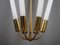 Vintage Bauhaus German Lobby Chandeliers from Kaiser, 1940s, Set of 4 9