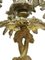 Large 19th Century Baroque Style 5-arm Gilt Bronze Candleholder 9