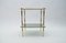 Smoked Glass and Brass Side Table, 1970s 5