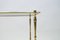 Smoked Glass and Brass Side Table, 1970s, Image 8
