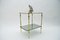 Smoked Glass and Brass Side Table, 1970s, Image 11