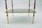 Smoked Glass and Brass Side Table, 1970s, Image 10