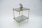 Smoked Glass and Brass Side Table, 1970s, Image 4