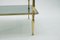 Smoked Glass and Brass Side Table, 1970s, Image 9