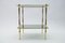 Smoked Glass and Brass Side Table, 1970s 3