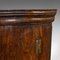 Antique Georgian English Oak Bow Front Corner Cabinet 9