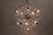 Lámpara de araña italiana era espacial de Gaetano Sciolari, años 60, Imagen 9