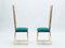 Messing Stühle von Alain Delon für Jean Charles, 1970er, 2er Set 5
