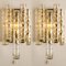 Brass and Glass Wall Lights by Doria Leuchten Germany, 1960s, Set of 2 2