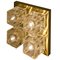 Brass and Glass Wall Light by Peill & Putzler, 1970s, Image 8