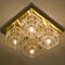 Brass and Glass Wall Light by Peill & Putzler, 1970s, Image 7