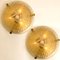 Blown Glass Wall Lights by Hillebrand, 1960s, Set of 2 2
