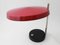 Red, Chrome and Black Oslo Desk Lamp by Heinz Pfaender, 1962 2
