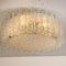 Clear Flush Mount Chandelier by Doria Leuchten Germany, 1970s 3