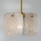 Ice Glass Pendant Light by J.T. Kalmar, 1960s 4