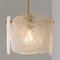 Ice Glass Pendant Light by J.T. Kalmar, 1960s 5