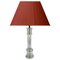 Murano Acanthus Leaf Table Lamp with Brick Shade by Barovier & Toso, 1960s 1