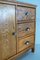 Small Antique Pine Wood Shoe Cabinet 9