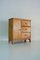 Small Antique Pine Wood Shoe Cabinet, Immagine 6
