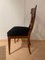 Biedermeier Chair, Walnut Veneer, Black Velvet, South Germany, circa 1820 6