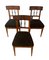 Biedermeier Chair, Walnut Veneer, Black Velvet, South Germany, circa 1820, Image 2