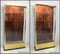 Glass and Brass Display Cabinets, 1930s, Set of 2 5