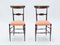Walnut Dining Chairs by Fratelli Levaggi for Campanino Chiavari, 1950s, Set of 6 13