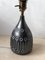 Lámpara de mesa vintage de cerámica y antracita de Uno Linder, años 60, Imagen 3