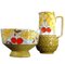 Italian Ceramic Jug and Bowl Set from Fratelli Fanciullacci, 1960s, Set of 2, Image 1