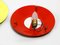 Mid-Century Round Metal and Acrylic Glass Sconces, 1950s, Set of 3, Image 18
