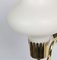 Danish Modern Brass and Opaline Glass Sconces by Acton Bjorn, 1950s, Set of 3 9