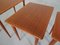 Tables Gigognes en Teck, Danemark, 1960s, Set de 3 16