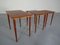 Danish Teak Nesting Tables, 1960s, Set of 3 3