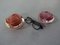 Italienische Aschenbecher aus Muranoglas, 1960er, 2er Set 8