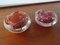 Italienische Aschenbecher aus Muranoglas, 1960er, 2er Set 2