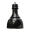 Vintage Industrial Black Enamel Pendant Lamp 1
