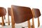 Mid-Century Danish Teak and Oak Dining Chairs, 1950s, Set of 6 9