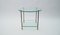Mesa de centro italiana redonda de vidrio y latón, años 70, Imagen 5
