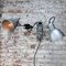 Vintage Fotografie Wandlampe aus grauem Aluminium & Metall 6