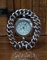 Victorian Brass Horseshoe Wedding Ring Travel Clock 2