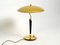 Lampada da tavolo grande in ottone di Hillebrand Lighting, anni '60, Immagine 2