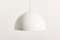 Dutch Space Age White Metal Pendant Lights from Raak, 1960s, Set of 6, Image 4