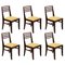 Belgian Art Deco Dining Chairs from De Coene, 1930s, Set of 6, Image 1