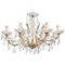 Hollywood Regency Crystal 8-Light Chandelier, 1920s 1